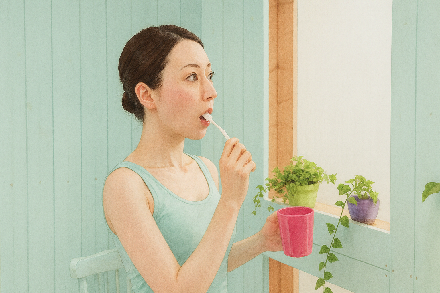 歯磨き後は口ゆすがない方がいい？